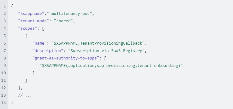 Multitenant applications on SAP BTP: XSUAA